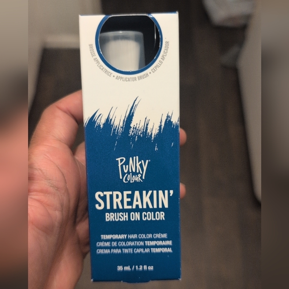 Punky Color Streakin' Brush On Hair Color- Navy Blue
